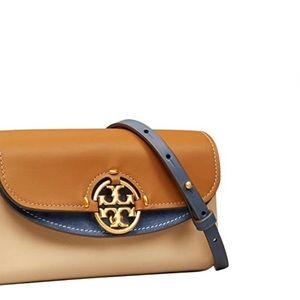 TORY BURCH MILLER COLOR BLOCK WALLET CROSSBODY